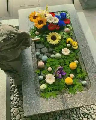 滑川神社 - 仕事と子どもの守り神の手水舎