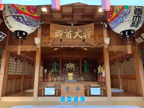 御首神社の本殿・本堂