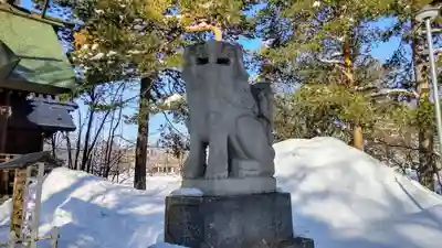 上川神社頓宮の狛犬