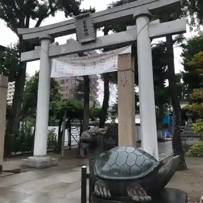 亀有香取神社の鳥居