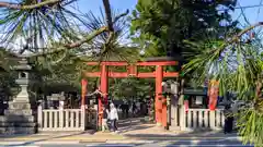 氷室神社の鳥居