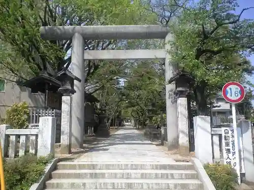 意富比神社の鳥居