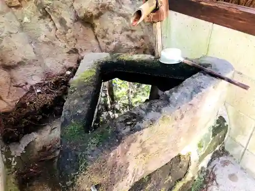 穴森神社の手水舎