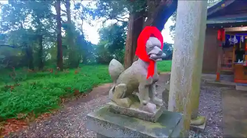 息栖神社の狛犬