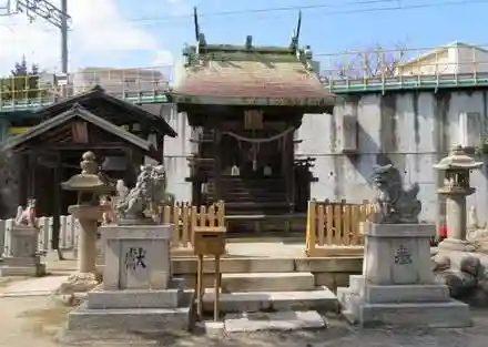 村上帝社の本殿・本堂