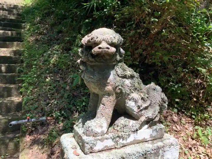 男金神社の狛犬