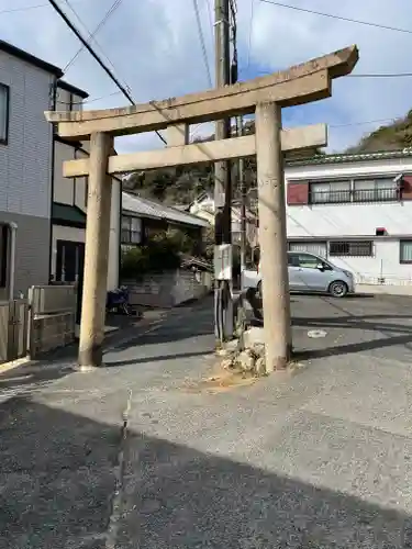 豊国稲荷神社跡の鳥居