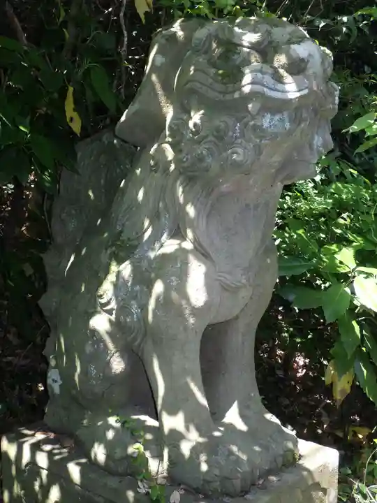 燒火神社の狛犬