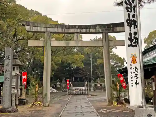 堤治神社の鳥居