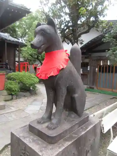 三囲神社の狛犬