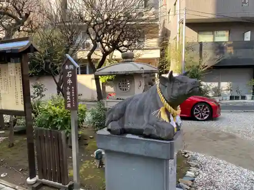 平河天満宮の狛犬