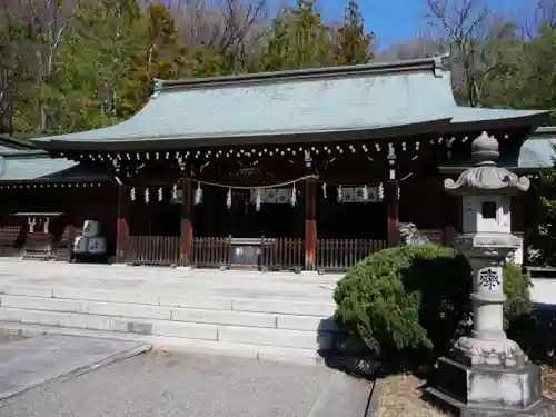 山梨縣護國神社の本殿・本堂
