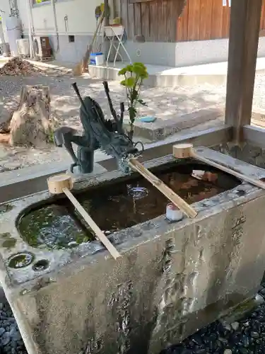 狭山神社の手水