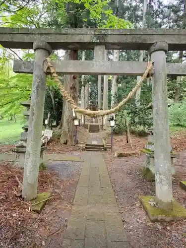 白河神社の鳥居