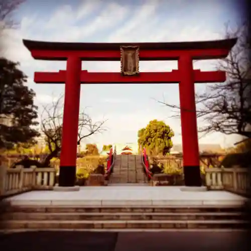 亀戸天神社の鳥居