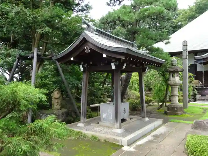 長松寺の手水舎
