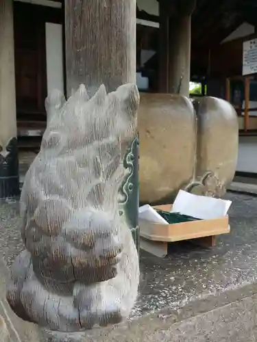 道明寺の狛犬