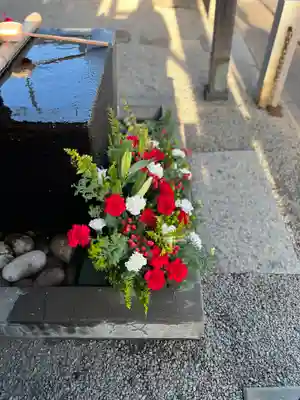 上尾御嶽神社の手水舎