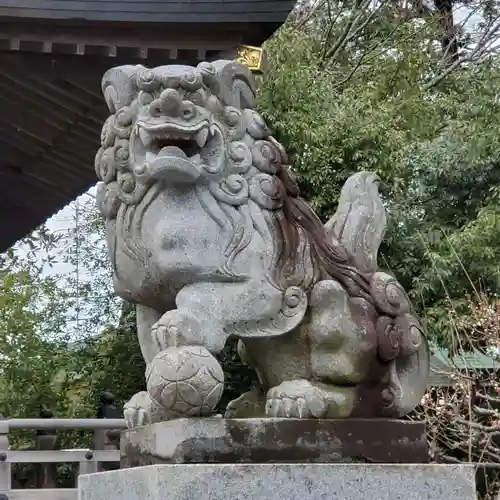 須受八幡宮の狛犬