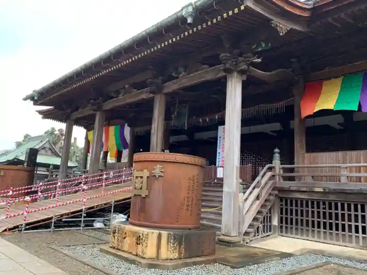 法華経寺の本殿・本堂