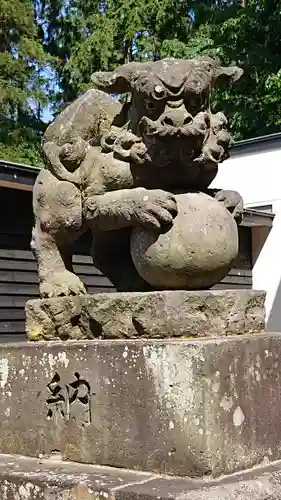 長沼神社の狛犬