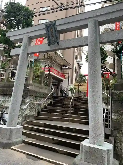 妻戀神社の鳥居