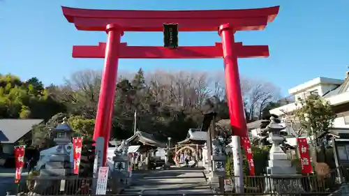 武州柿生琴平神社の鳥居