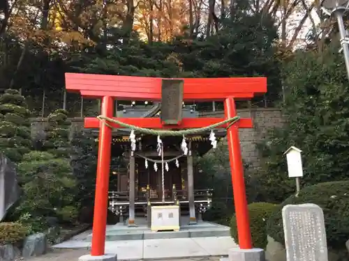 武州柿生琴平神社の鳥居