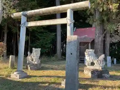 温泉神社の鳥居