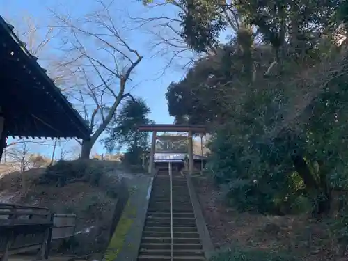 平山神社の鳥居