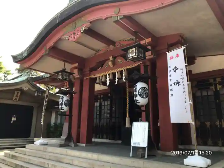 品川神社の本殿・本堂
