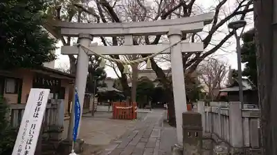 嶺御嶽神社の鳥居