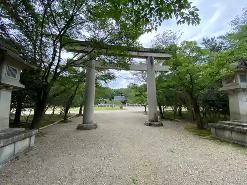 奈良縣護國神社の鳥居