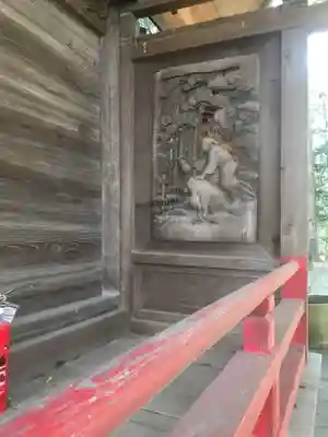 伊与久雷電神社の芸術