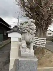 子守神社の狛犬