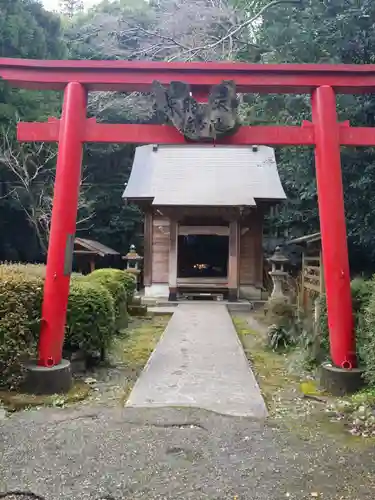 揺ケ池弁財天の鳥居