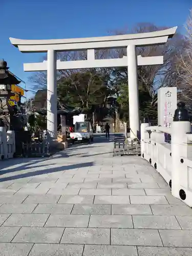 白旗神社の鳥居