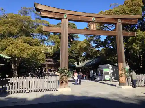 明治神宮の鳥居