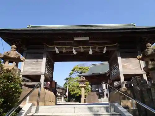 賣豆紀神社の山門・神門
