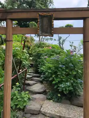 白山神社の鳥居