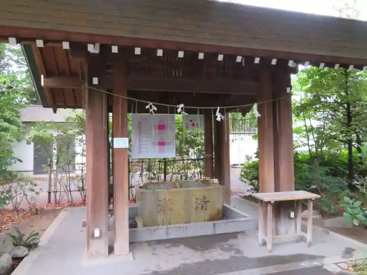 阿佐ヶ谷神明宮の手水舎