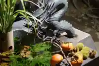 東海市熊野神社の手水舎