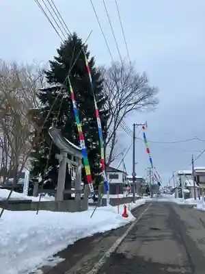 秋田諏訪宮の鳥居