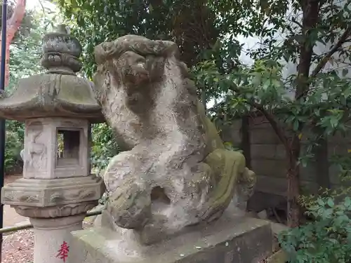 長崎神社の狛犬