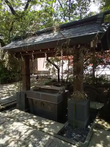 御田八幡神社の手水舎