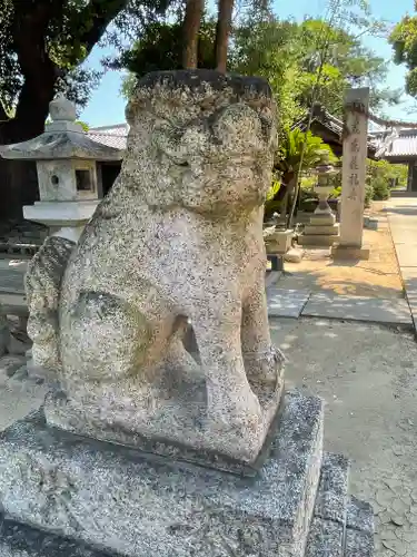 大依羅神社の狛犬