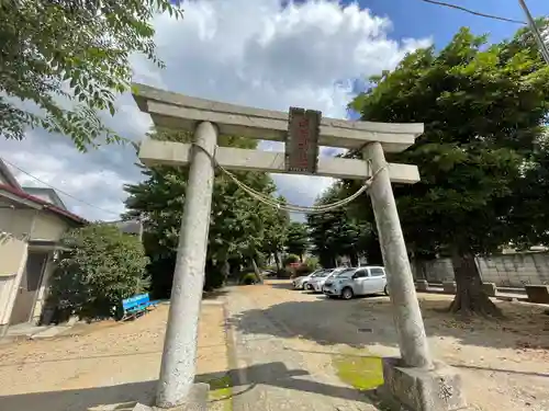 胡録神社の鳥居