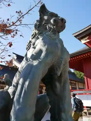 武蔵御嶽神社の狛犬