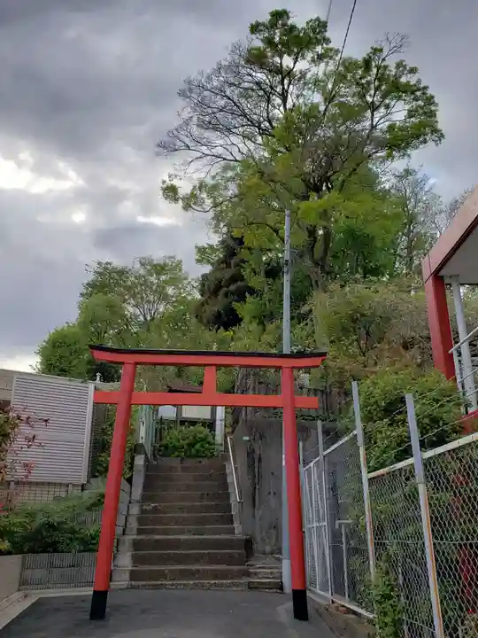 東山稲荷神社の鳥居
