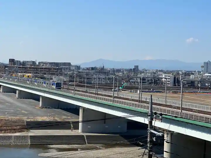 多摩川浅間神社の周辺